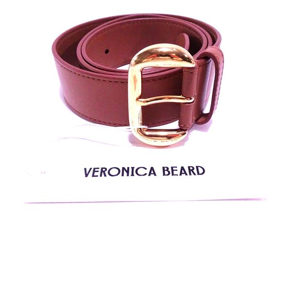 Veronica Beard Gavazzeni Women\'s Lidia Belt TAN Sz L NWT 190 main image 5